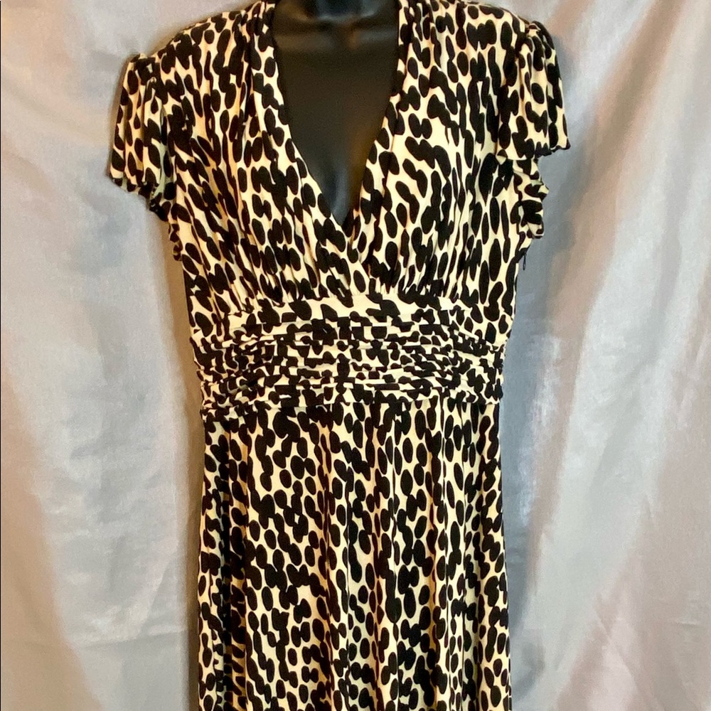 Evan Picone animal print lined dress. Excellent condition! Size 12.